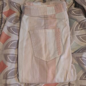 Peach Love California Pastel Striped Pants